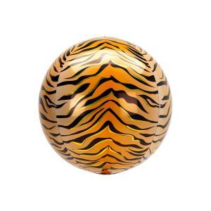 Palloncino  sferico tigrato 16"-40cm. 1pz