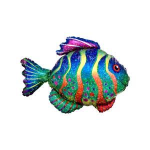 Palloncino  pesce multicolor 33"x23". 1pz
