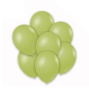 Palloncini verde oliva pastello da 33cm. 100pz