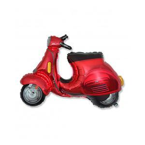 Palloncino  scooter rosso 38"-96cm. 1pz