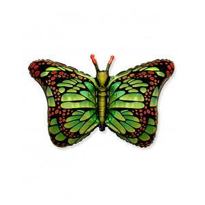 Palloncino  farfalla verde 38"-96cm. 1pz