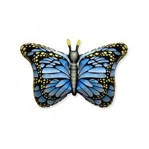 Palloncino  farfalla blu 38"-96cm. 1pz