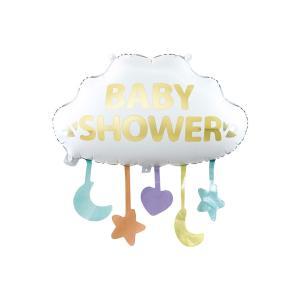 Mylar baby shower nuvola supershape h26" 1pz