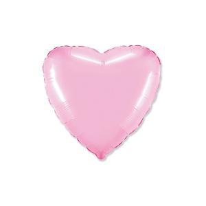 Palloncino a forma di cuore rosa 18" - 45cm. 1pz
