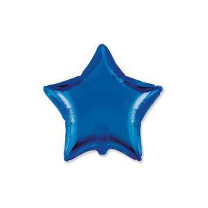 Palloncino a forma di stella blu 18" - 45cm. 1pz