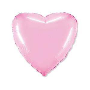 Palloncino a forma di cuore rosa 32" - 80cm. 1pz
