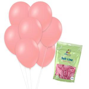 Palloncini soft line rosa baby pastello 12inc-30cm. 50pz