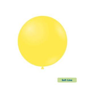 Pall. soft line pastello 18" - 46cm giallo 132 20pz