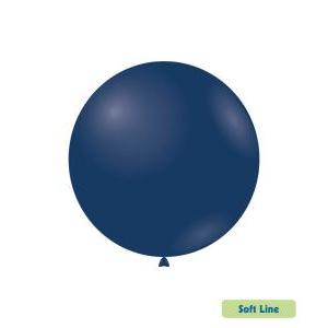 Pall. soft line pastello 18" - 46cm midnight blu 137 20pz