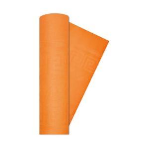 Tovaglia di carta a rotolo damascata 1,2x7m colore arancio, 1pz.