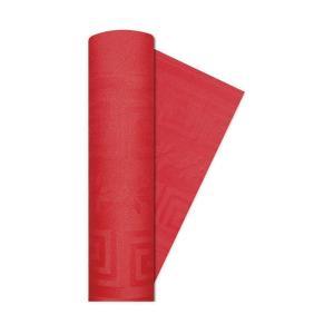 Tovaglia di carta a rotolo damascata 1,2x7m colore rosso, 1pz.