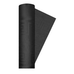 Tovaglia di carta a rotolo damascata 1,2x7m colore nero, 1pz.