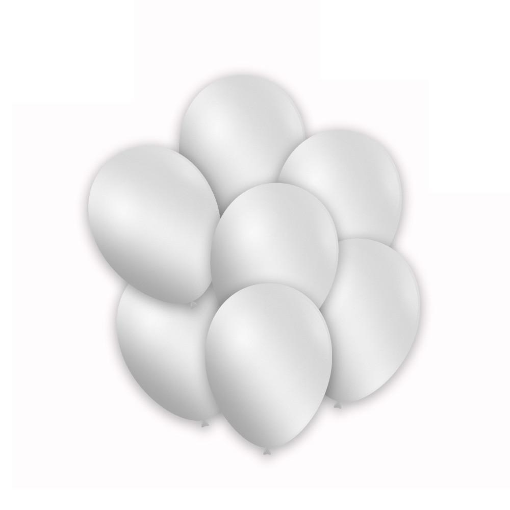 rocca fun factory palloncini bianco metallizzato g110 12