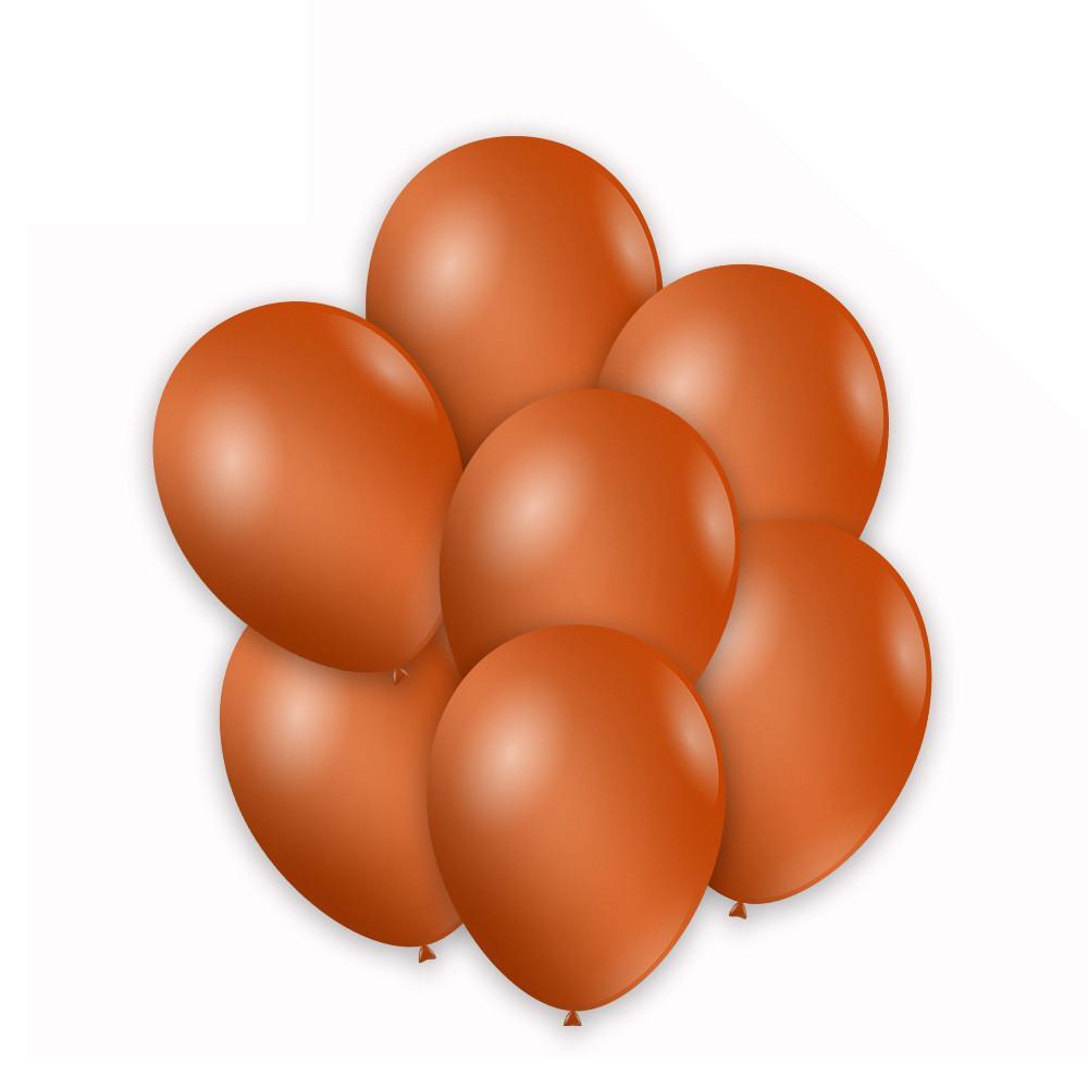 rocca fun factory palloncini arancione metallizzato da 33cm. 100pz
