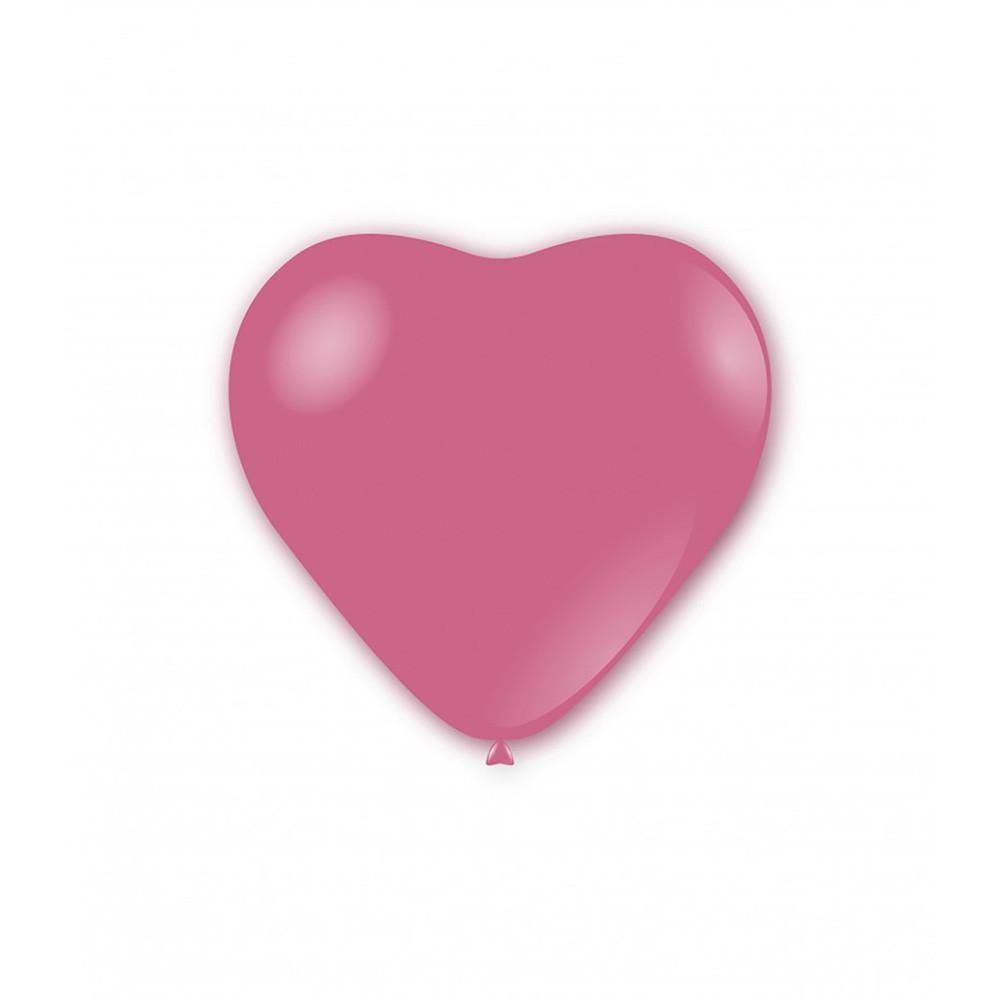 rocca fun factory palloncini cuore rosa pastello da 43cm. 100pz