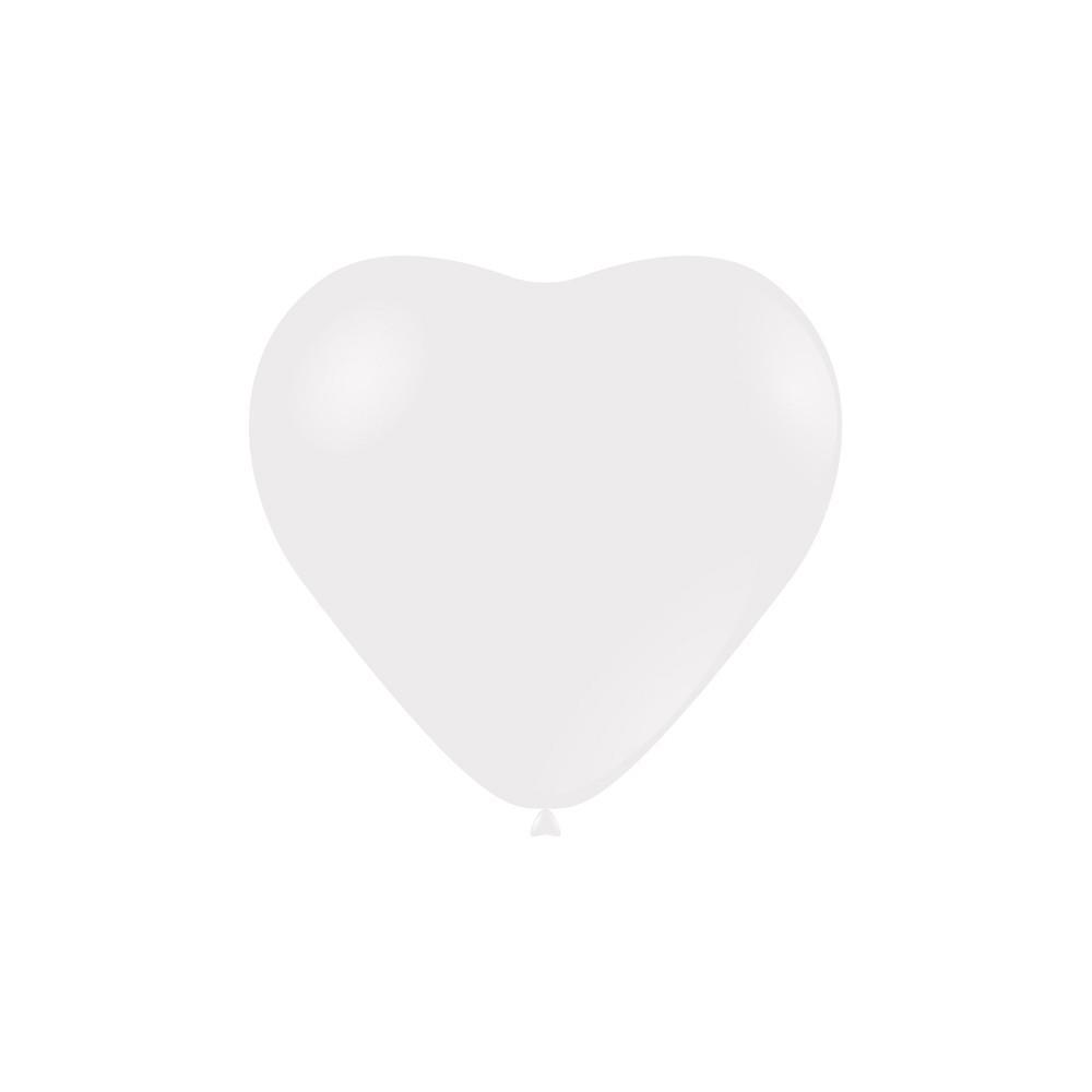 rocca fun factory palloncini cuore bianco pastello da 43cm. 100pz