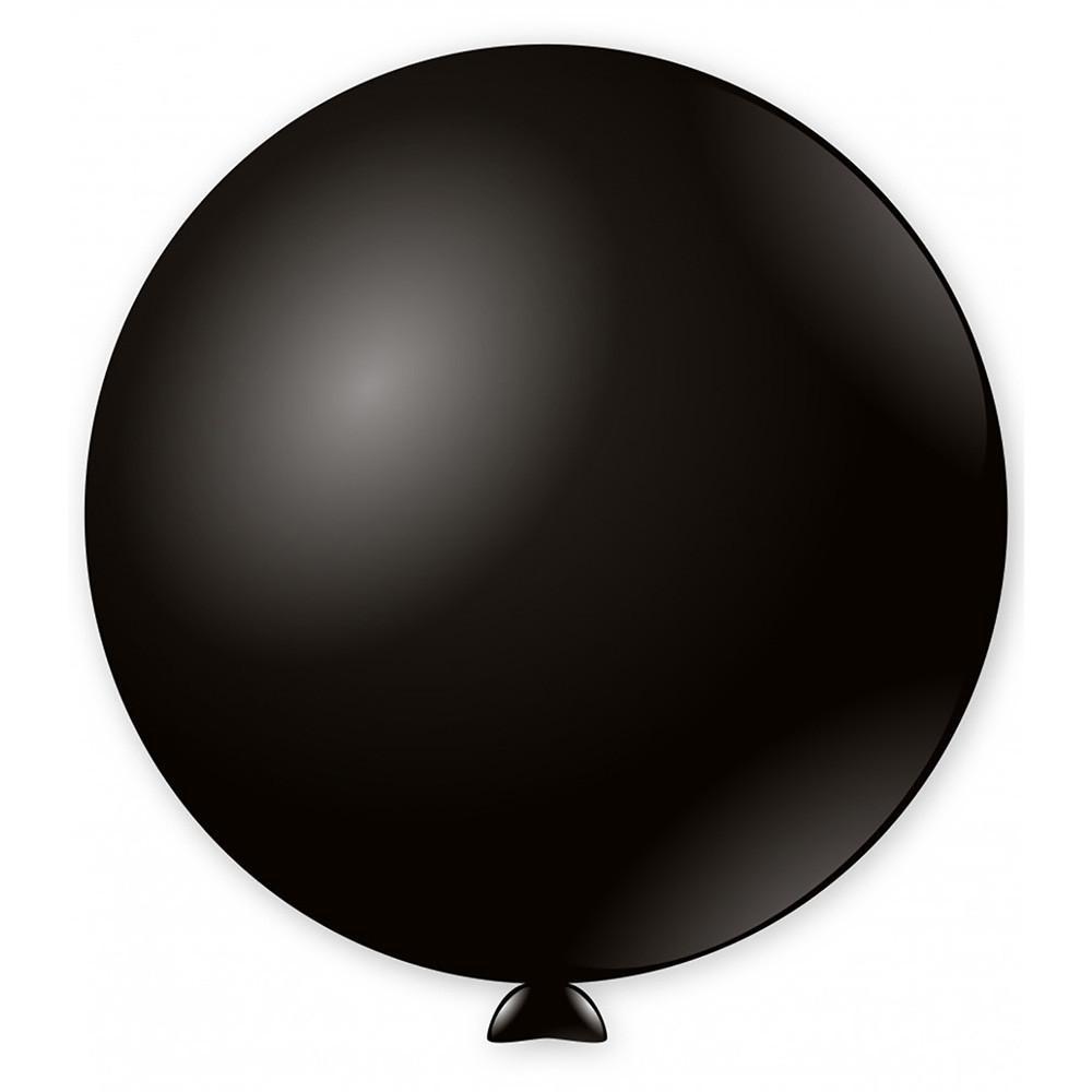 rocca fun factory palloncino collo largo per prestigiatori nero pastello da 180cm. 1pz