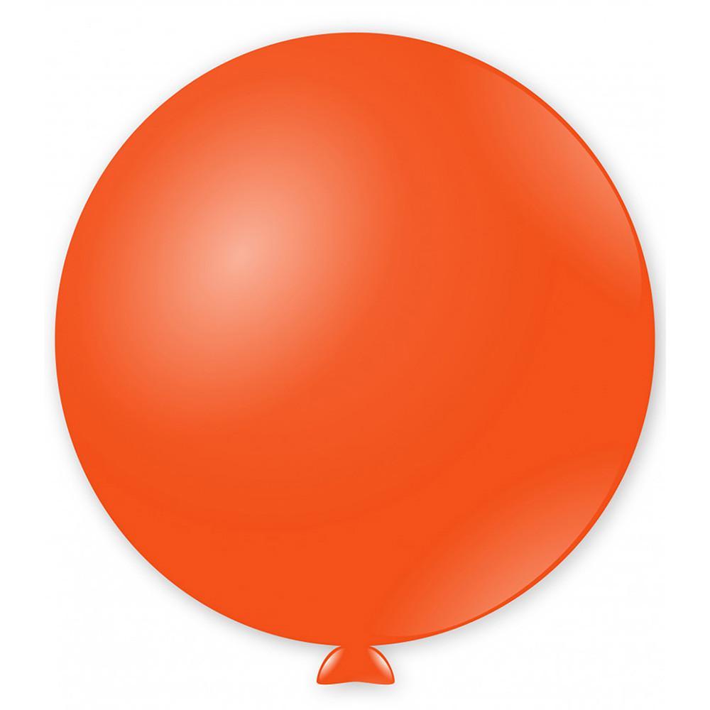 rocca fun factory palloncino collo largo per prestigiatori arancione pastello da 180cm. 1pz