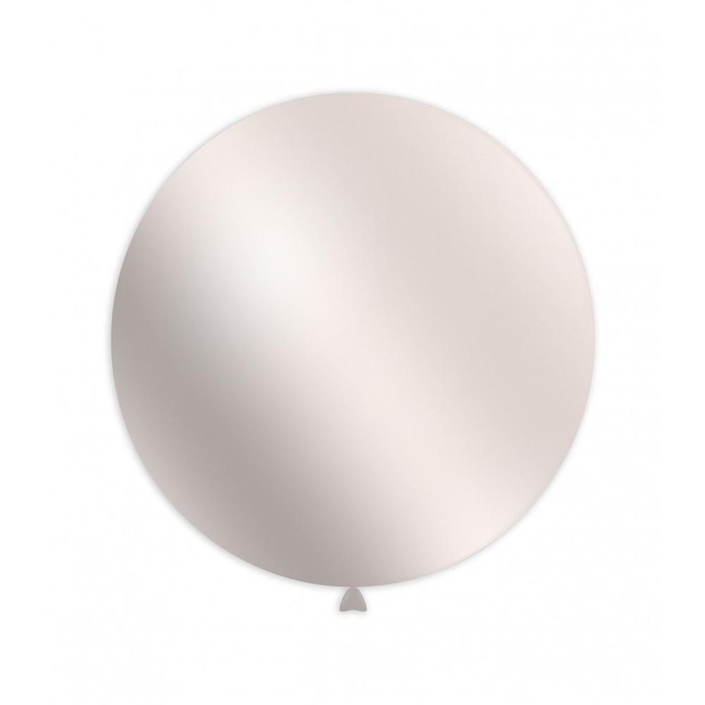 rocca fun factory palloncino colore perla metallizzato da 83cm. 1pz