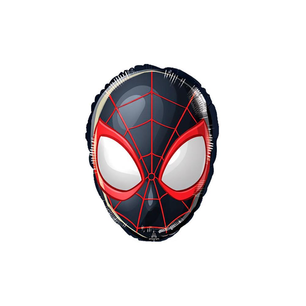 Anagram Palloncino Anagram Testa Spider Man Miles Morales Standardshape  18-46cm. 1pz