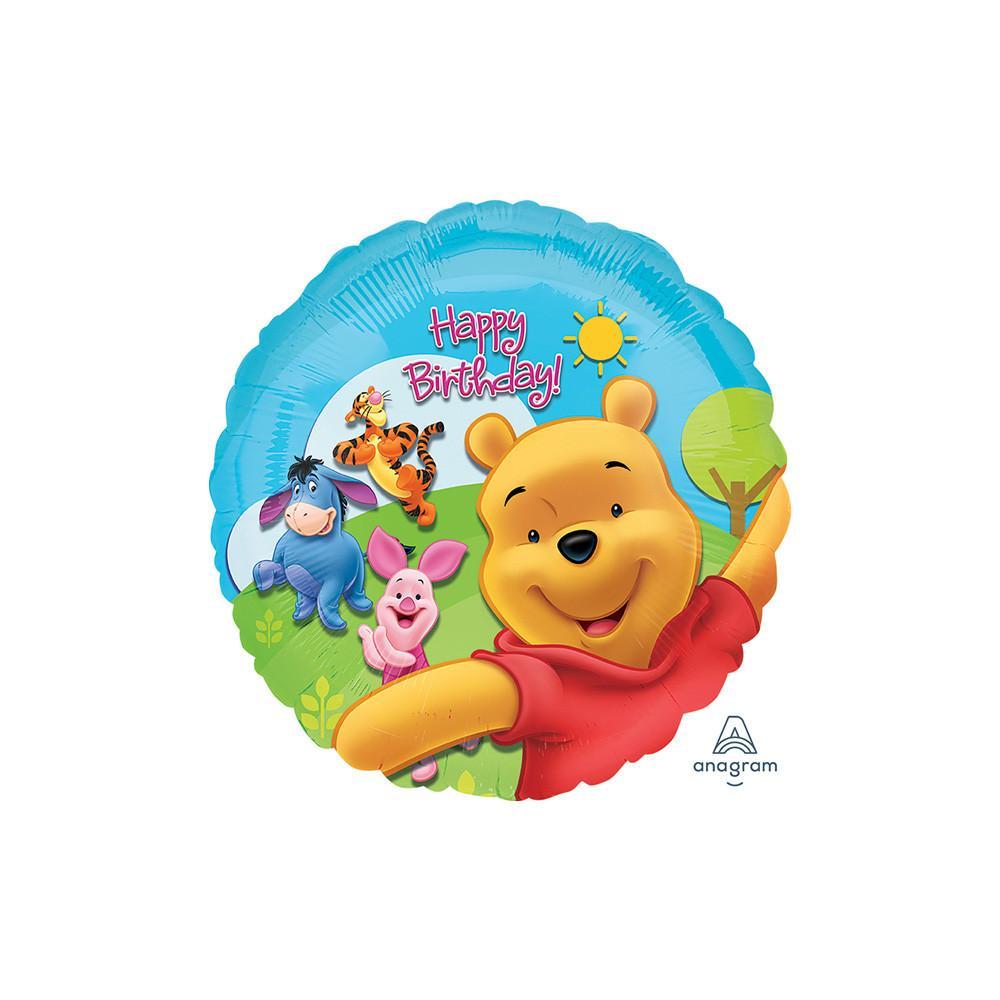 anagram palloncino anagram winnie the pooh happy birthday tondo  standardshape 18