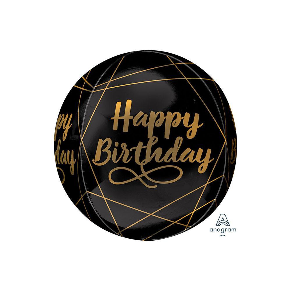 anagram palloncino anagram happy birthday elegante sferico orbz 16