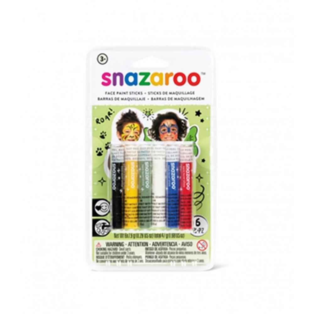 snazaroo truccabimbi 6 stick colori per viso unisex snazaroo truccabimbi 6 stick colori per viso unisex . 1pz