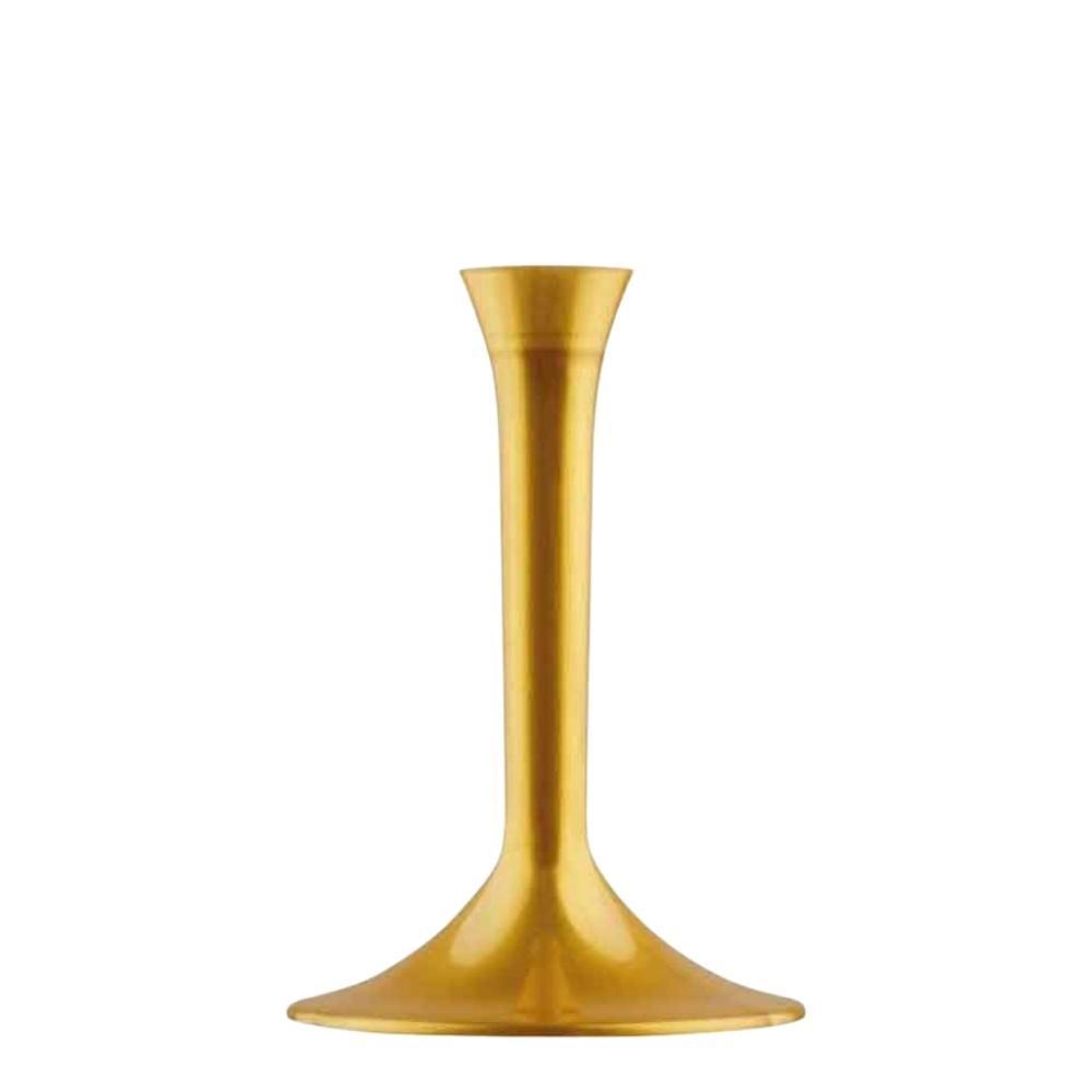 gold plast base gambo per flute o calice colore oro, 20pz.