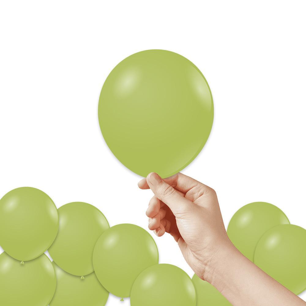 cl palloncini verde oliva pastello da 13cm. 100pz