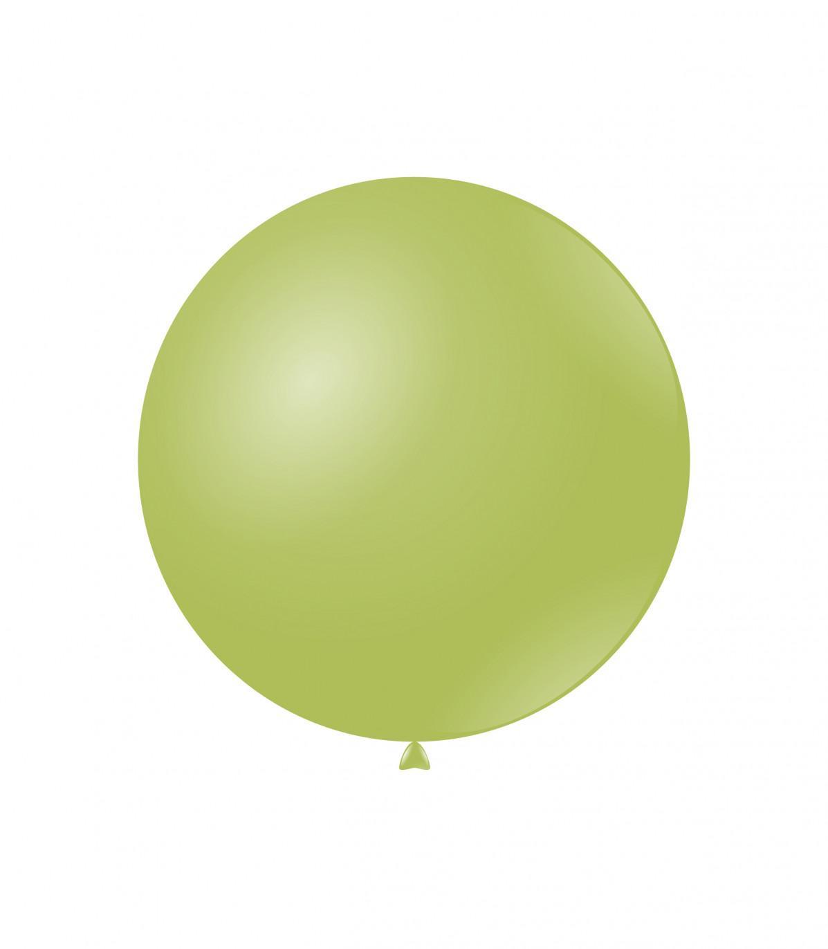 cl palloncini verde oliva pastello da 38cm. 50pz