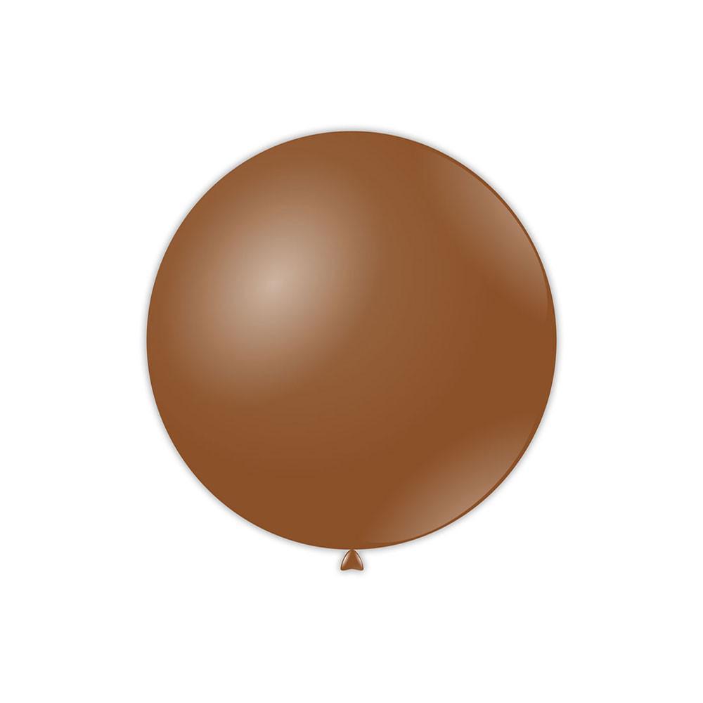cl palloncini marrone moka pastello da 38cm. 50pz