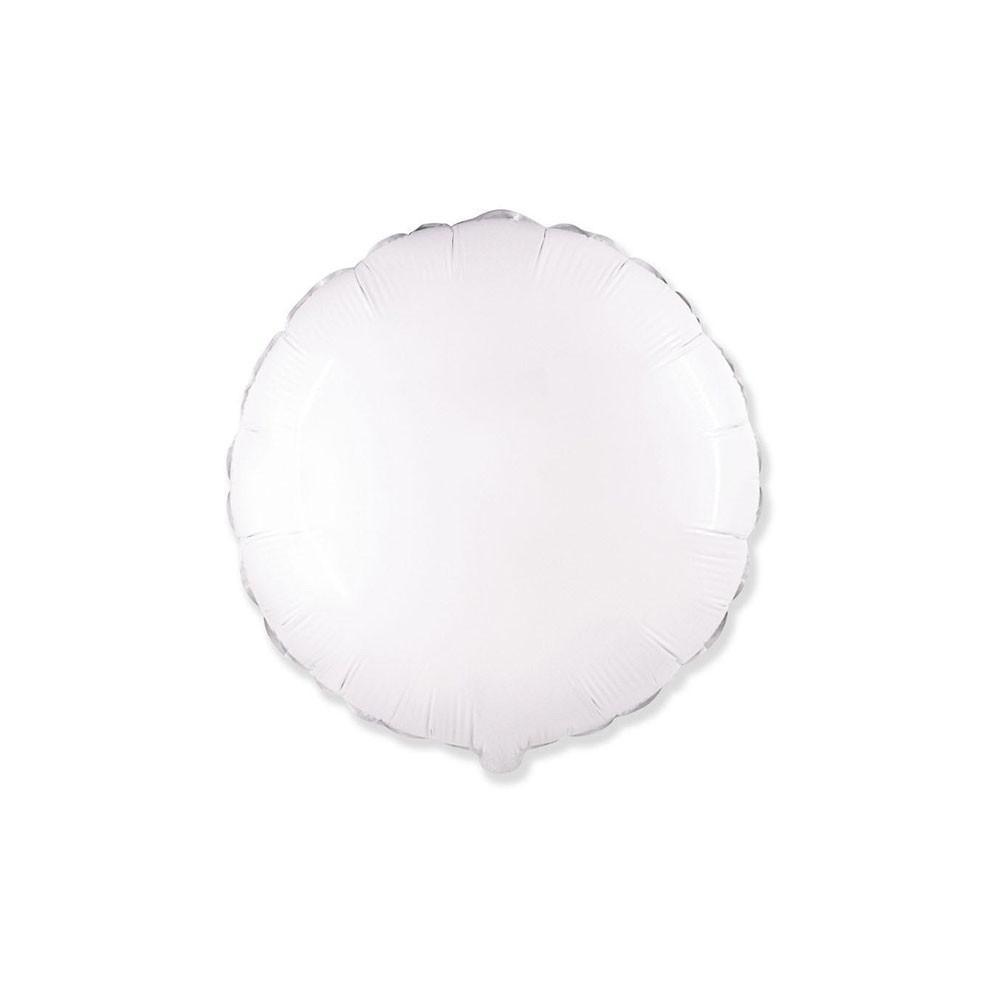 flexmetal palloncino tondo bianco 18
