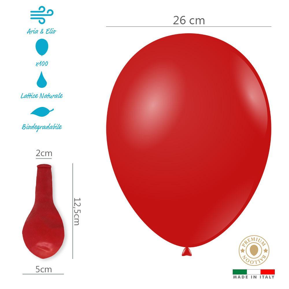 cl palloncini rosso cristallo g90 da 10