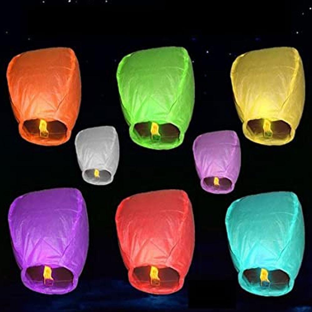 sweeping party lanterne cinesi volanti colori assortiti.