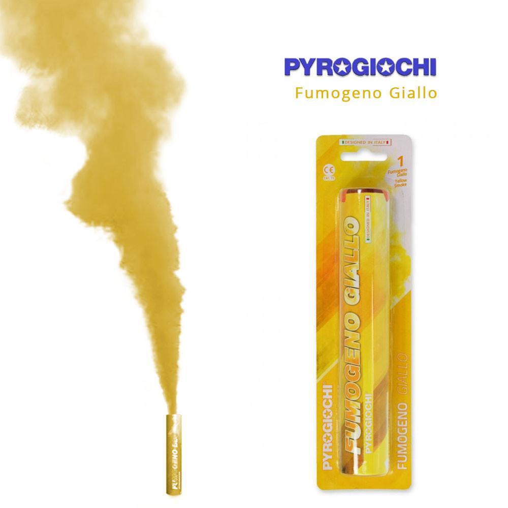 pyrogiochi fumogeno giallo pyrogiochi. 1pz
