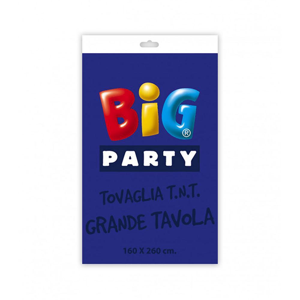 big party tovaglia tnt rettangolare big party blu 160x260cm. 1pz