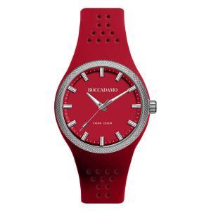 Reloj de silicona hipoalergénica con esfera y correa roja