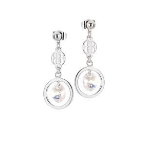 Pendientes con cristal aurora boreal