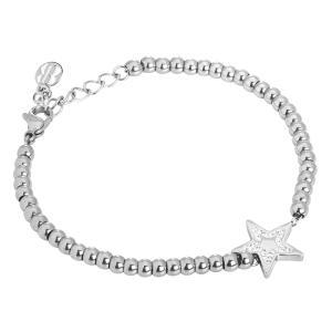 Pulsera de cuentas con estrella y strass