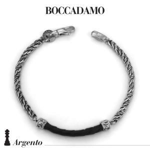 Pulsera de cuerda con cordón de cuero negro