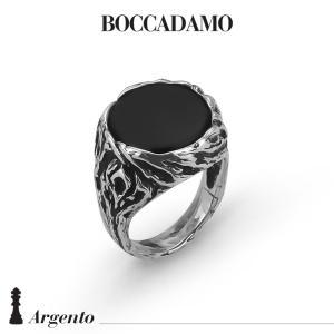 Anillo sello con ágata negra