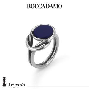 Anillo nudo con ágata azul