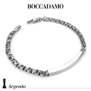 Pulsera de cadena veneciana diamantada con placa