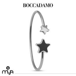 Brazalete abierto con estrella de ónix