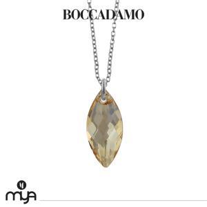 Collar con cristal talla marquesa color golden shadow