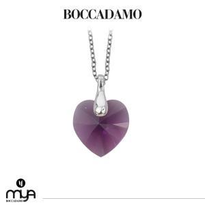 Collar con corazón de amatista