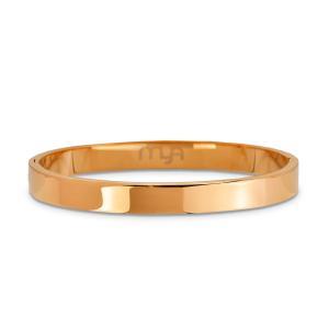 Jj/br21 brazalete rígido bañado en oro rosa