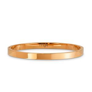 Jj/br24 brazalete rígido bañado en oro rosa