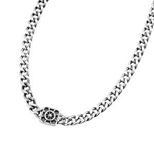 Mgr130 collar con cadena groumette y timón central