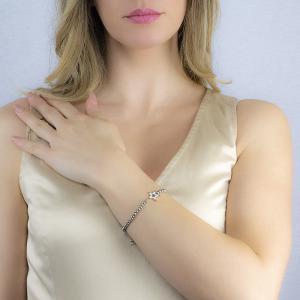 Pulsera de cuentas con estrella y strass